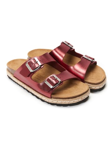Mandel Slippers "Ana" rood
