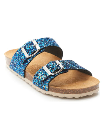 Mandel Slippers blauw