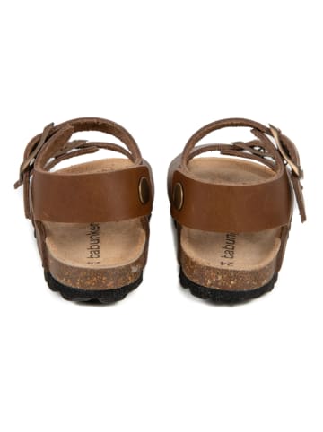 BABUNKERS Family Leren sandalen bruin