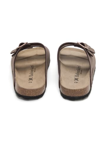 BABUNKERS Family Pantoletten in Braun