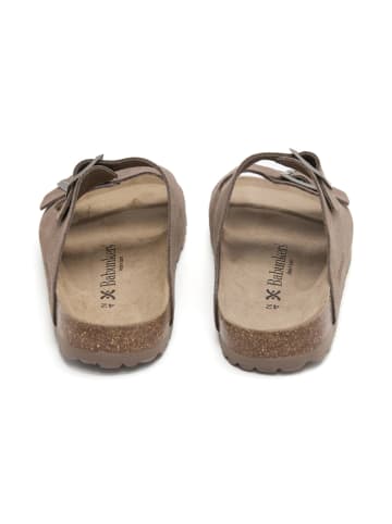 BABUNKERS Family Leder-Pantoletten in Braun