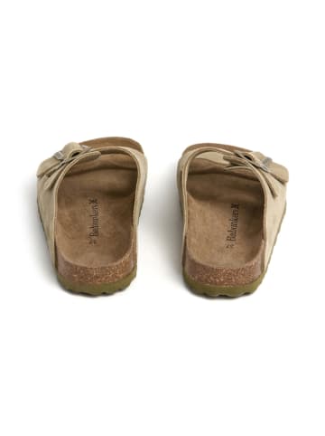 BABUNKERS Family Leren slippers kaki