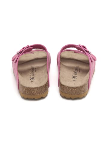 BABUNKERS Family Leder-Pantoletten in Pink