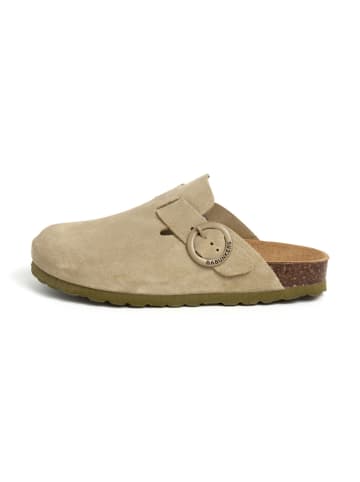 BABUNKERS Family Leren clogs beige