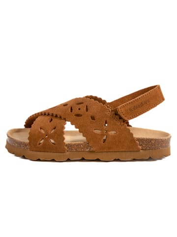 BABUNKERS Family Leren sandalen lichtbruin