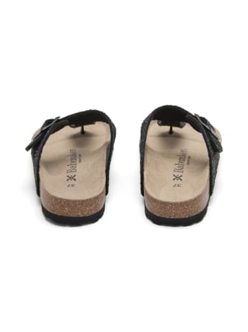 BABUNKERS Family Teenslippers zwart