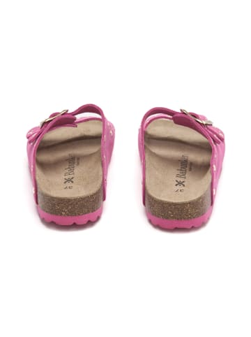BABUNKERS Family Leder-Pantoletten in Pink