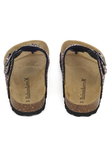 BABUNKERS Family Teenslippers zwart