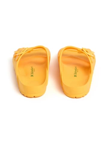 BABUNKERS Family Pantoletten in Gelb