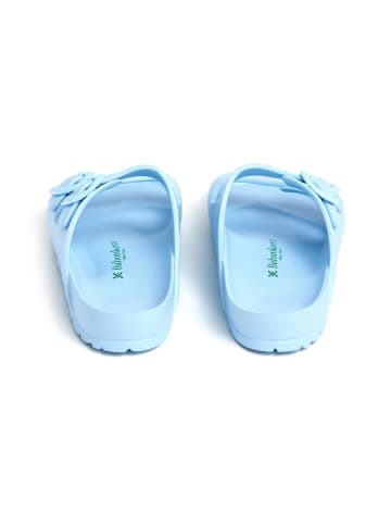 BABUNKERS Family Pantoletten in Hellblau