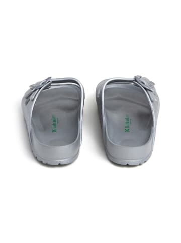 BABUNKERS Family Pantoletten in Silber