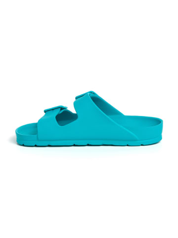 BABUNKERS Family Pantoletten in Türkis