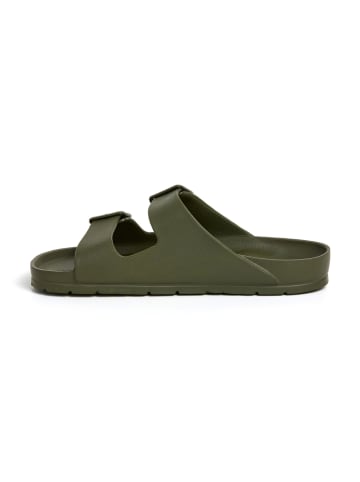 BABUNKERS Family Pantoletten in Khaki