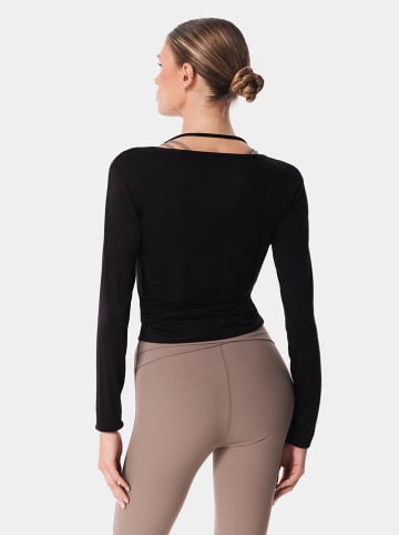 Carpatree Koszulka sportowa "Balletcore" w kolorze czarnym