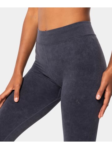 Carpatree Trainingsleggings "Marble Story" in Anthrazit