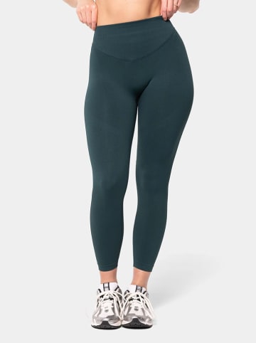 Carpatree Legginsy sportowe "Accolade" w kolorze zielonym