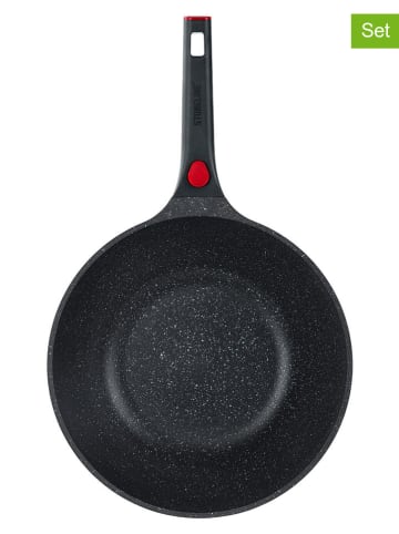 Stoneline 2-częściowy zestaw "Smart" w kolorze czerwonym - Ø 30 cm