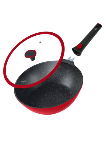 Stoneline 2-częściowy zestaw "Smart" w kolorze czerwonym - Ø 30 cm