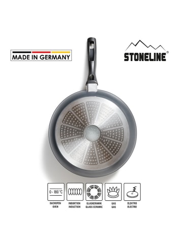 Stoneline Bratpfanne in Schwarz - Ø 28 cm