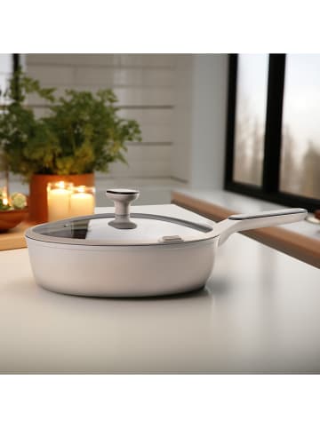 Stoneline 2-delige set: braadpan met deksel beige - Ø 28 cm