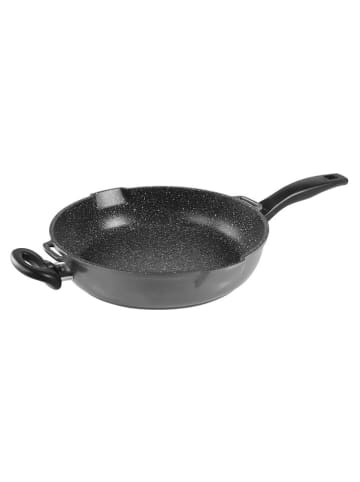 Stoneline 2-delige set: braadpan met deksel "SmellWell" grijs - Ø 28 cm