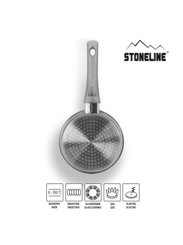 Stoneline Patelnia "Gourmundo" w kolorze czarnym - Ø 14 cm