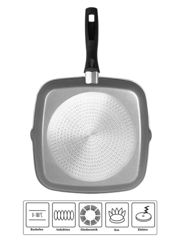 Stoneline Grillpfanne in Grau - (B)28 x (H)28 cm