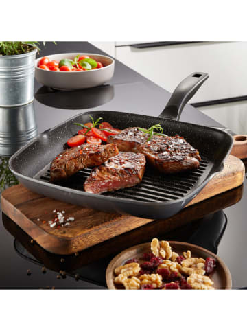 Stoneline Grillpan grijs - (B)28 x (H)28 cm