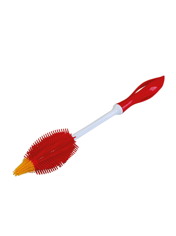 Stoneline Flaschenbürste in Rot - (L)35 cm