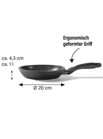 Stoneline Bratpfanne ''Ceramimc'' in Schwarz - Ø 20 cm