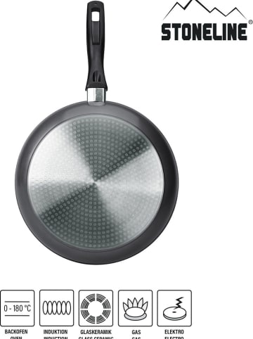 Stoneline Bratpfanne in Grau - Ø 24 cm