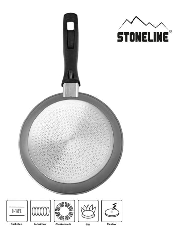 Stoneline Patelnie (3 szt.) w kolorze szarym