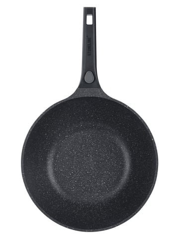 Stoneline 2-delige set: wok met deksel "Smart" grijs - Ø 30