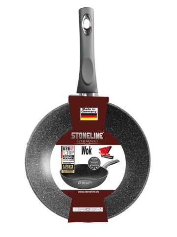 Stoneline Wokpan "Gourmundo" grijs - Ø 30 cm