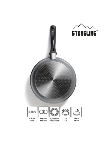 Stoneline Patelnia w kolorze szarym - Ø 24 cm
