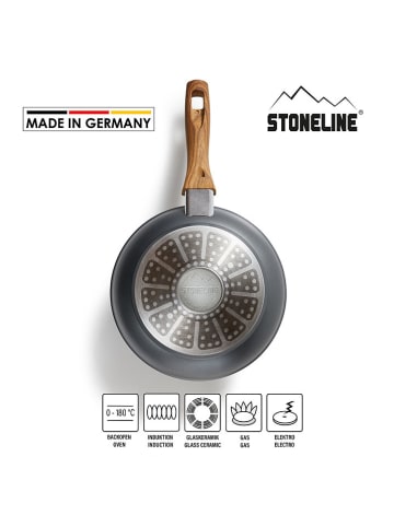 Stoneline Bratpfanne ''Back to Nature'' in Schwarz - Ø 20 cm