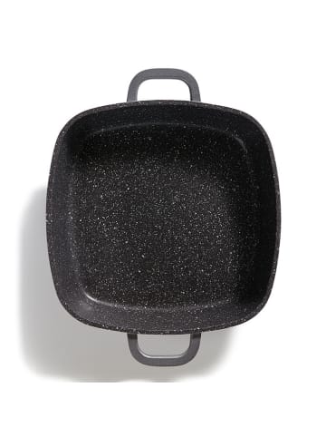 Stoneline 2tlg. Set: Servierpfanne in Grau - (L)24 x (B)24 cm