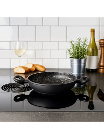 Stoneline Servierpfanne in Schwarz - Ø 24 cm