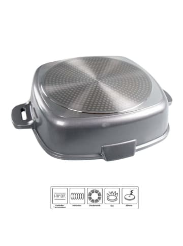 Stoneline 2-częściowy zestaw "Future" w kolorze szarym - 28 x 28 cm