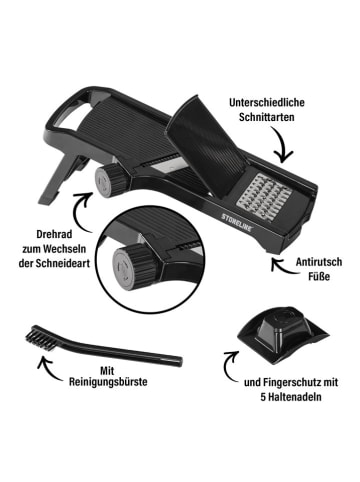 Stoneline Groenterasp zwart - (B)14 x (H)38 cm