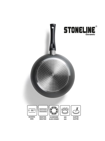 Stoneline 14-częściowy zestaw w kolorze czarnym