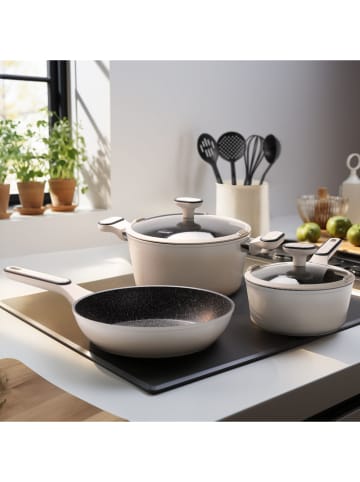 Stoneline 11tlg. Kochgeschirr-Set in Creme