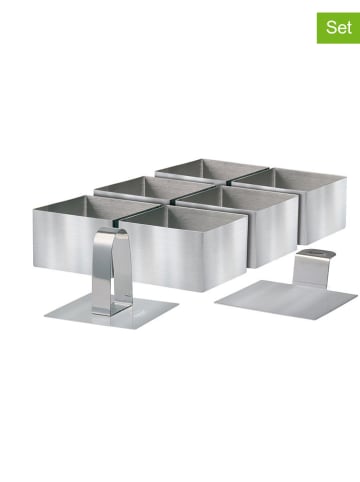 Stoneline 8tlg. Set: Edelstahl-Dessert- & Speiseformen