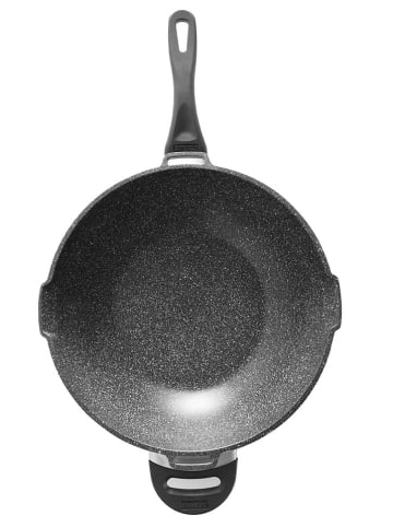 Stoneline 2tlg. Set: Wok ''Future'' in Grau - Ø 32 cm