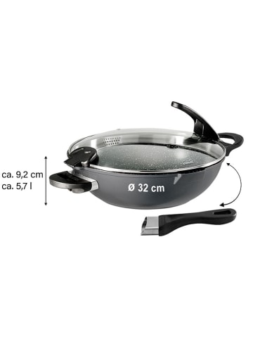 Stoneline 2-częściowy zestaw w kolorze szarym - Ø 32 cm