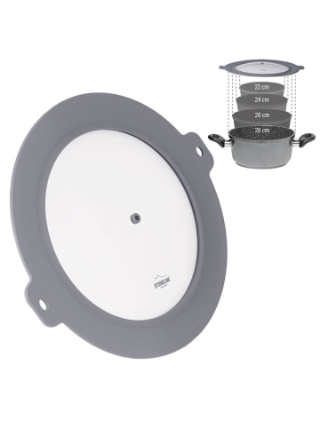 Stoneline Universele deksel grijs - Ø 28 cm