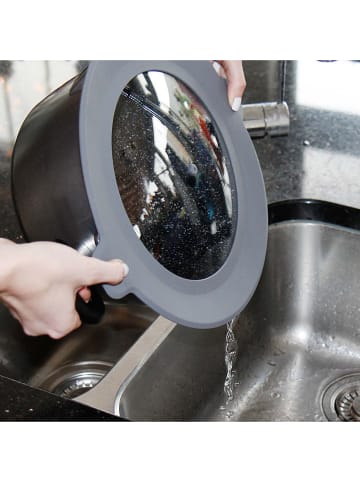 Stoneline Pokrywka uniwersalna w kolorze szarym - Ø 28 cm