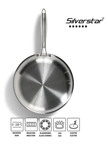 Stoneline 7-częściowy zestaw "Silverstar®" w kolorze srebrnym