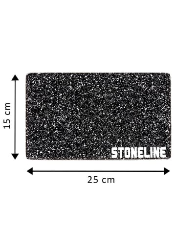 Stoneline Deski (4 szt.) w kolorze czarnym do krojenia - 25 x 15 cm