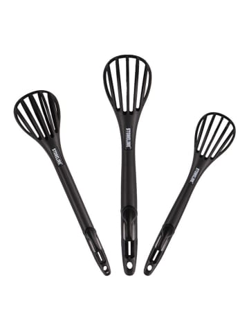 Stoneline 3er-Set: Abtropfzangen in Schwarz